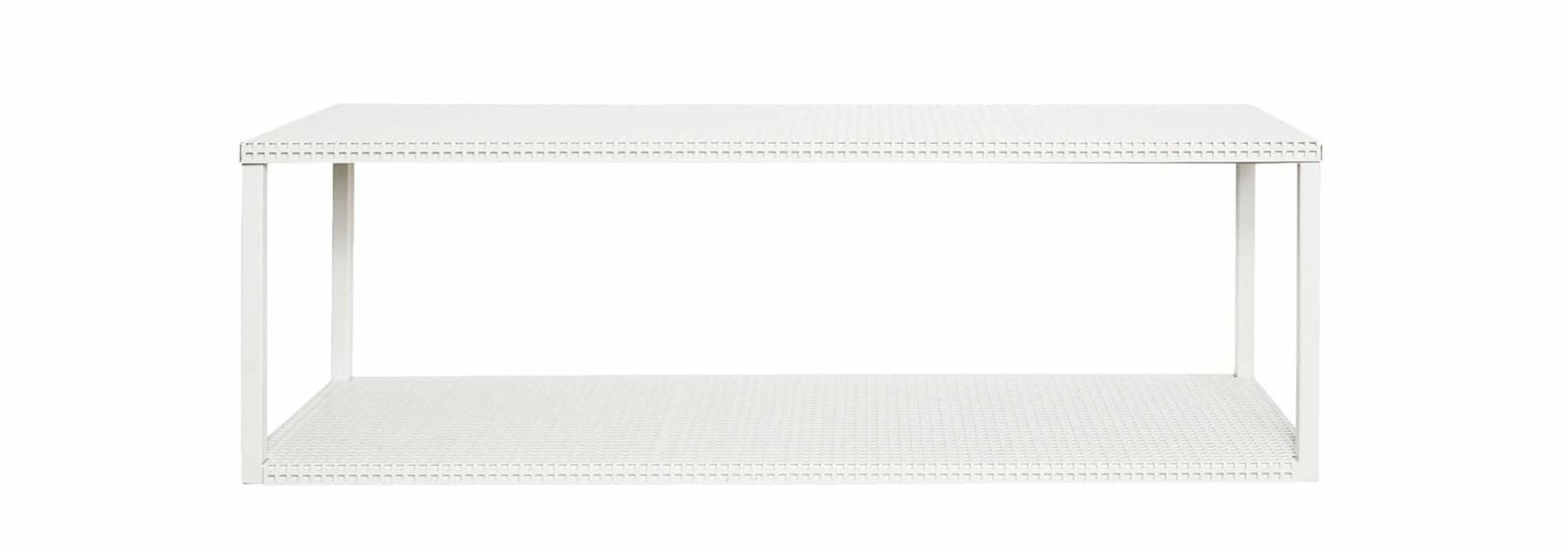 Toonzaalmodel Grid Wall Shelf White