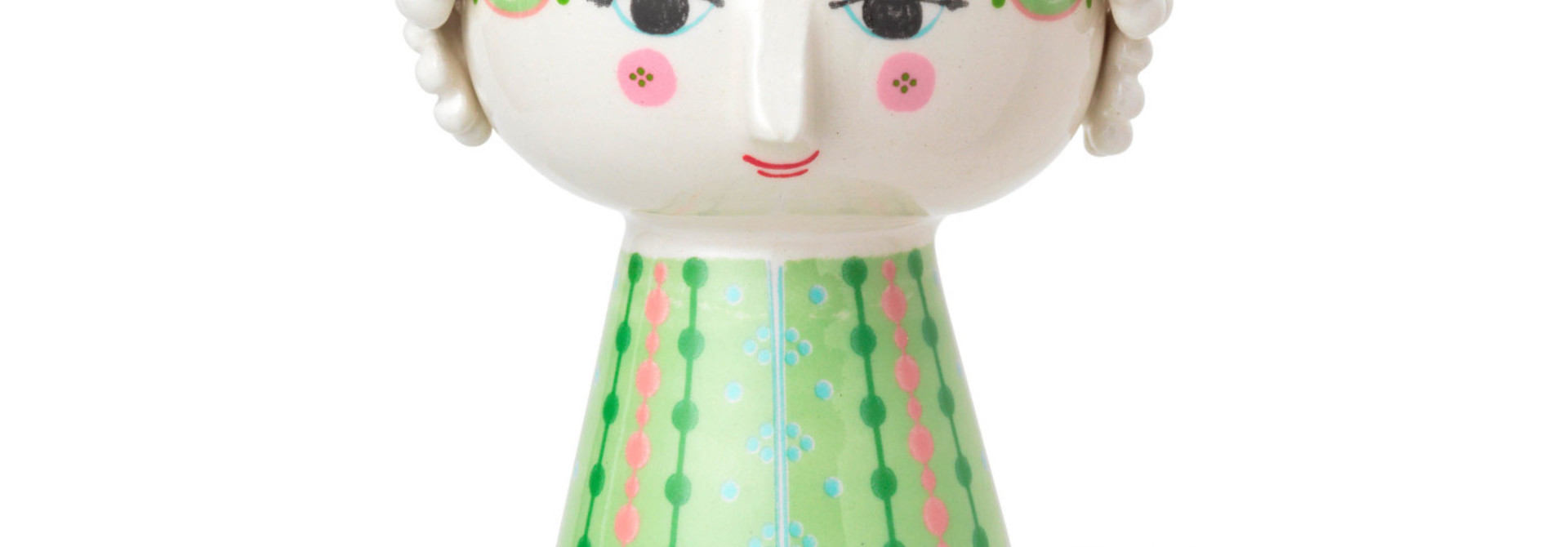 Eva Candleholder Light Green H9,5cm