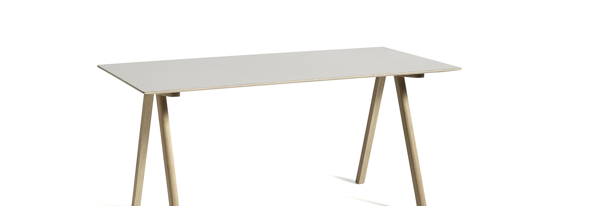 CPH 10 Desk - Water-based lacquered solid oak