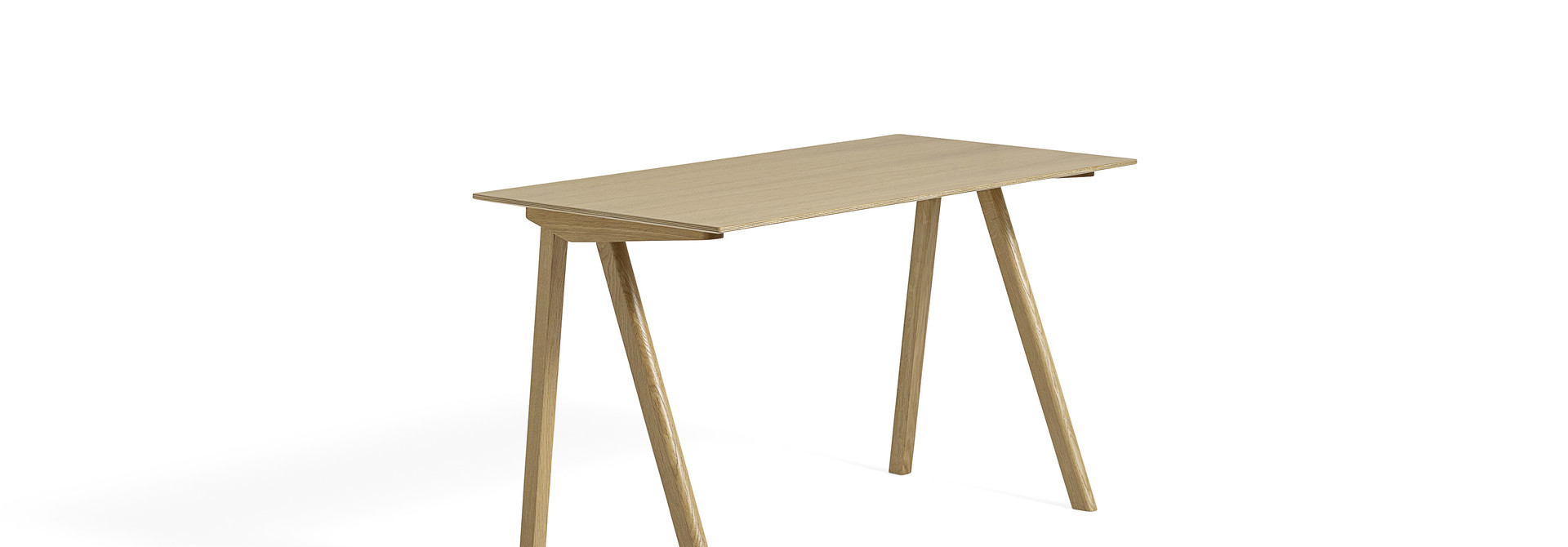 CPH 90 Desk - Water-based lacquered solid oak