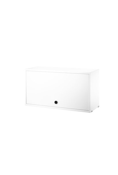 Cabinet with flip door