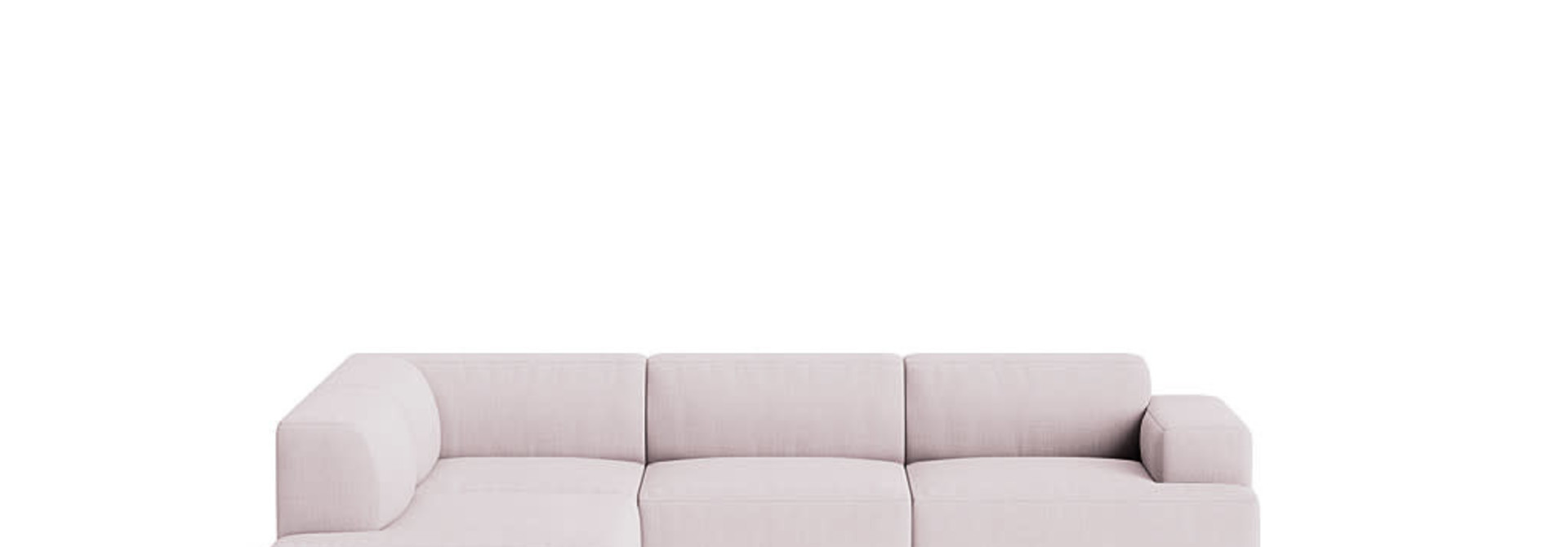 Connect Soft Modular Sofa Corner - Configuration 1