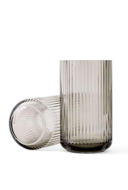 Lyngby Vase Smoke Glass