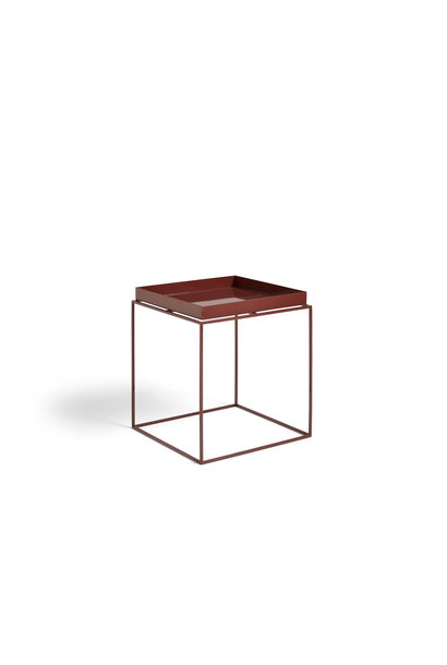 Outlet Tray Table - M Chocolate high gloss powder coated steel