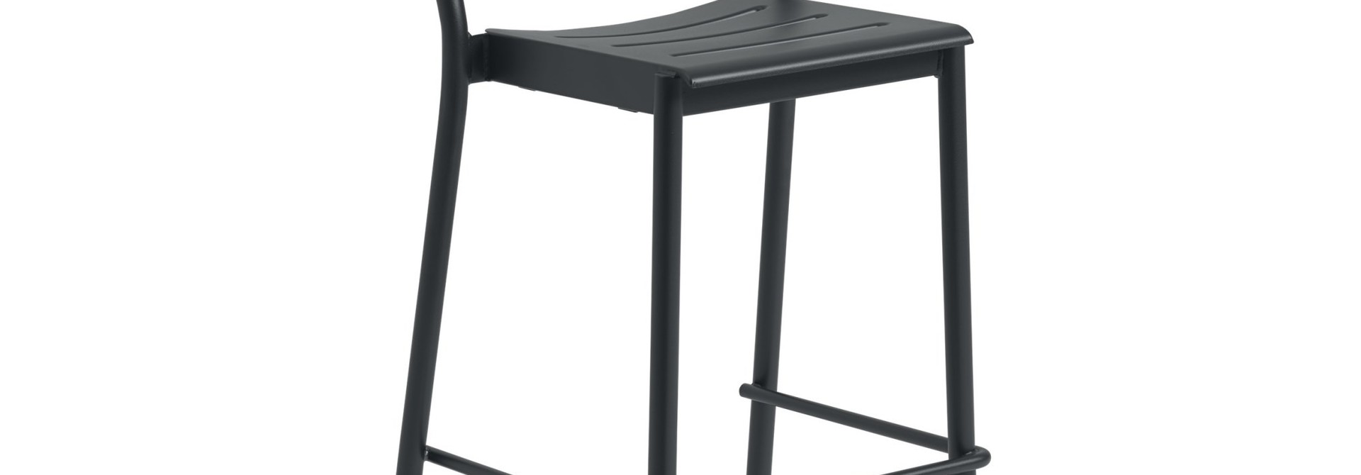 Linear Steel Counter Stool