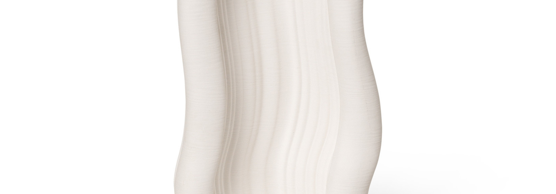 Moire Vase Off-White