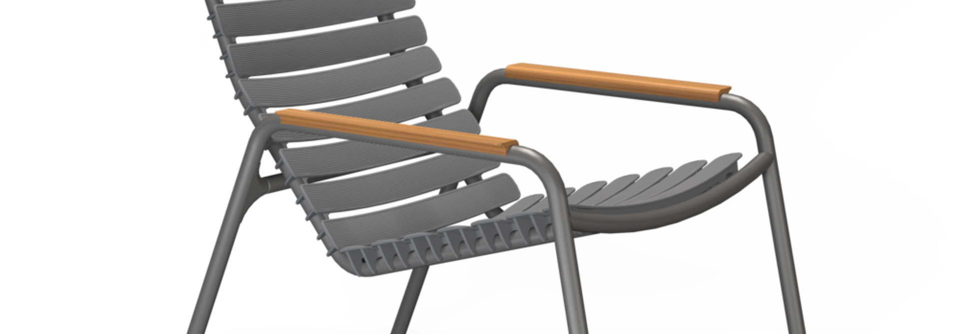 ReClips Lounge Chair Bamboo Armrest