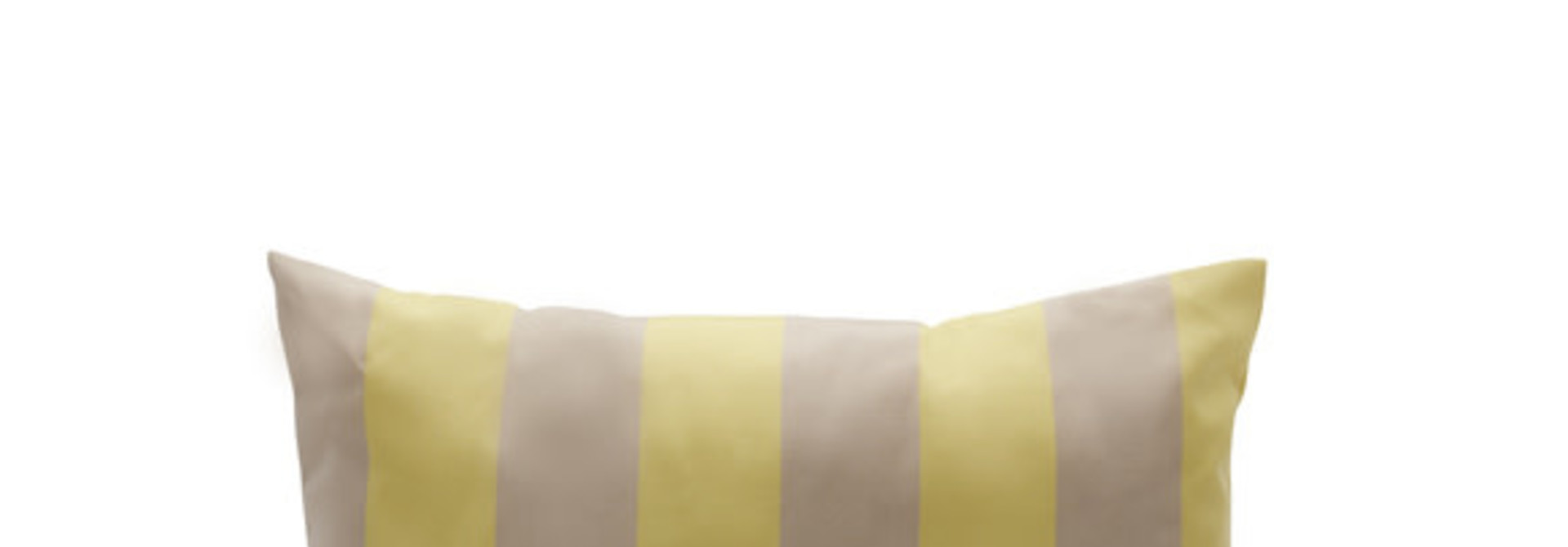 Barriere Pillow Lemon/Sand Stripe