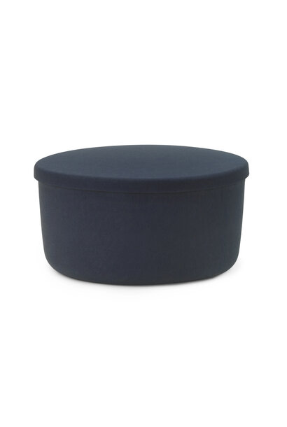 Hide Storage Pouf Large