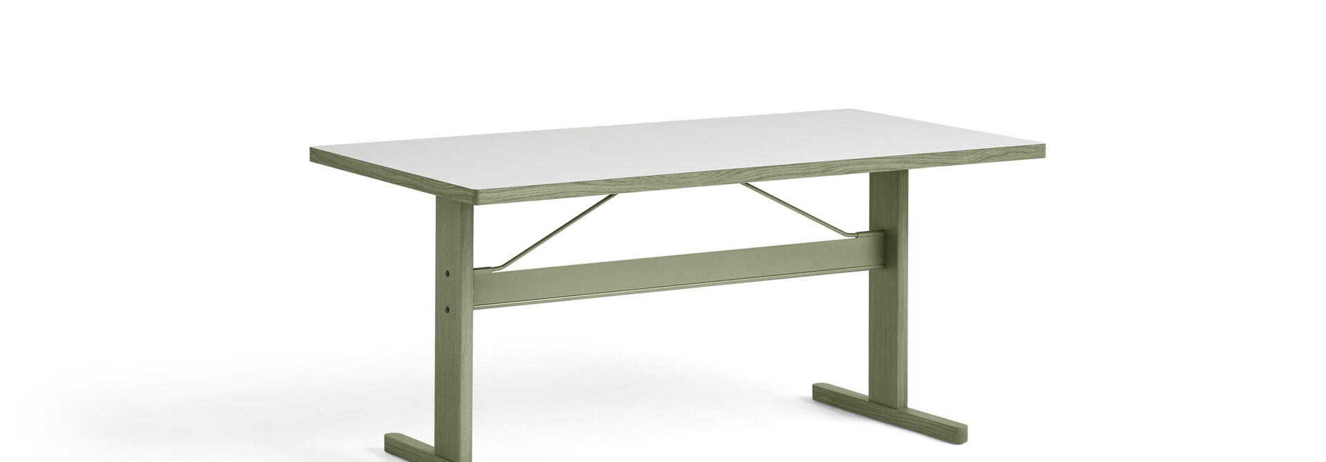 Passerelle Table  Dust Grey / Thyme Green  / 160 x 85 cm