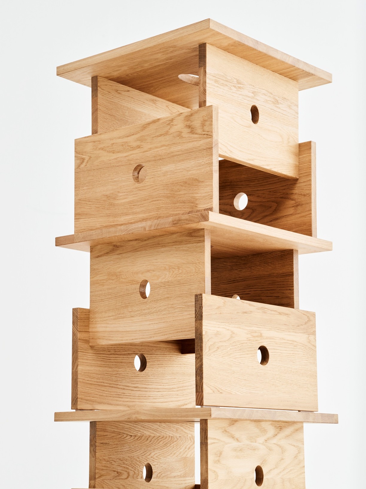 Wood Box Coffee Table-5