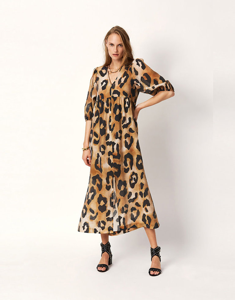 dante6 Abbaye Leopard Maxi Dress