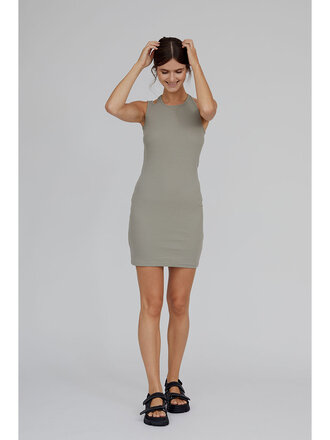 Basic Apparel Ludmilla Asymmetric Dress