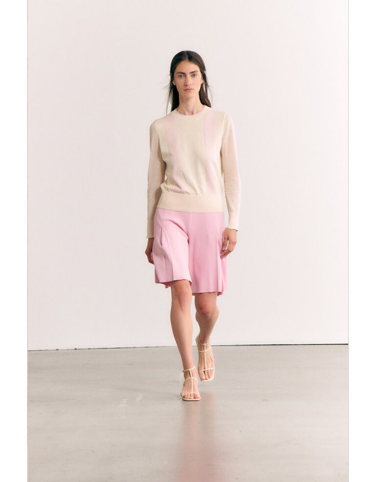 Sita Murt Pink Line Sweater - 142506