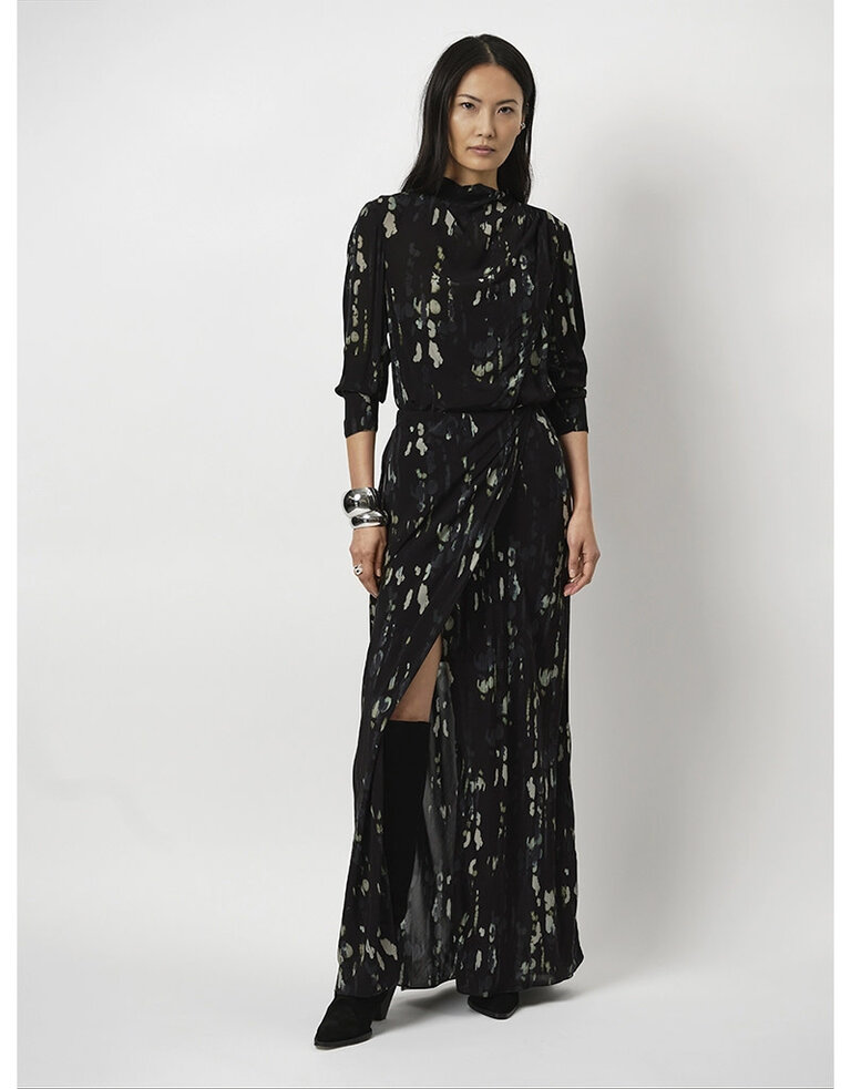 dante6 Cristopher Printed Maxi Skirt