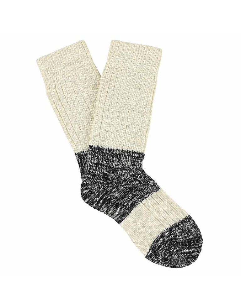 Escuyer Woman Melange Blend Block Ecru / Black