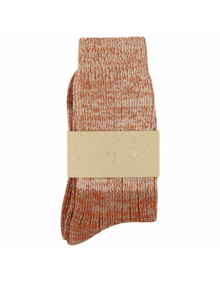 Escuyer Woman Melange Blend Block Pink / Rust