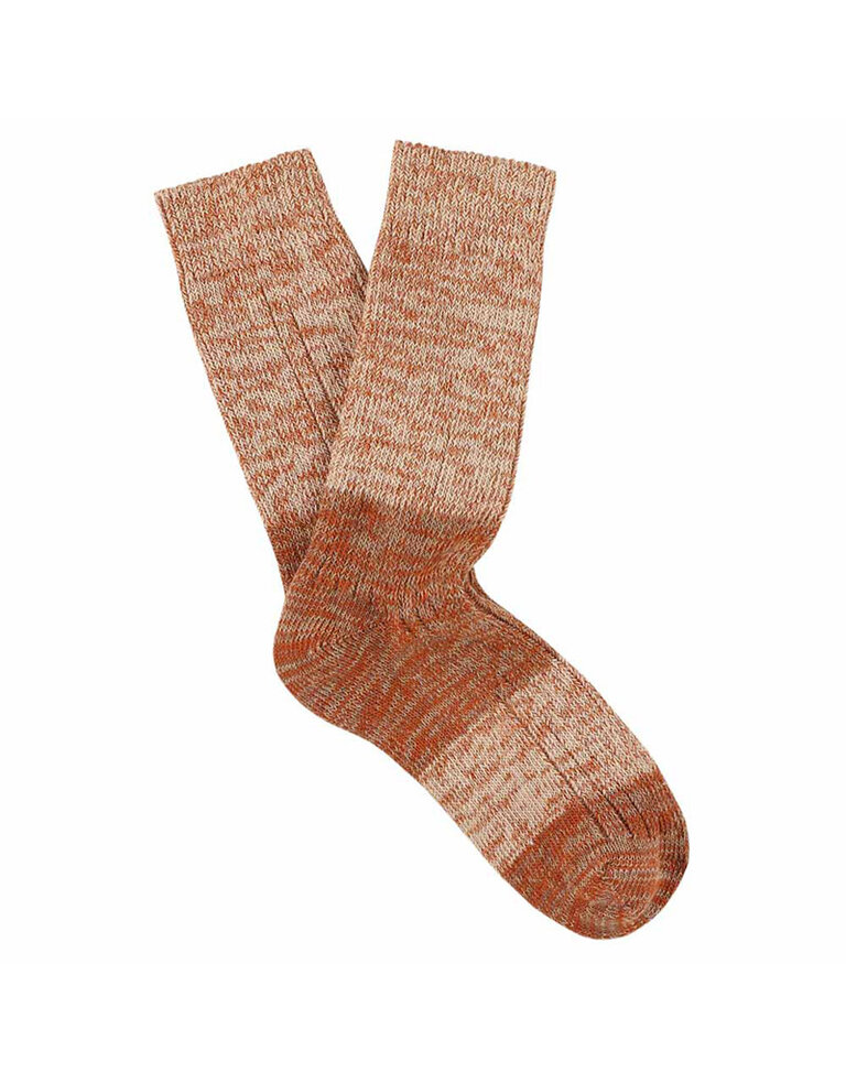 Escuyer Woman Melange Blend Block Pink / Rust