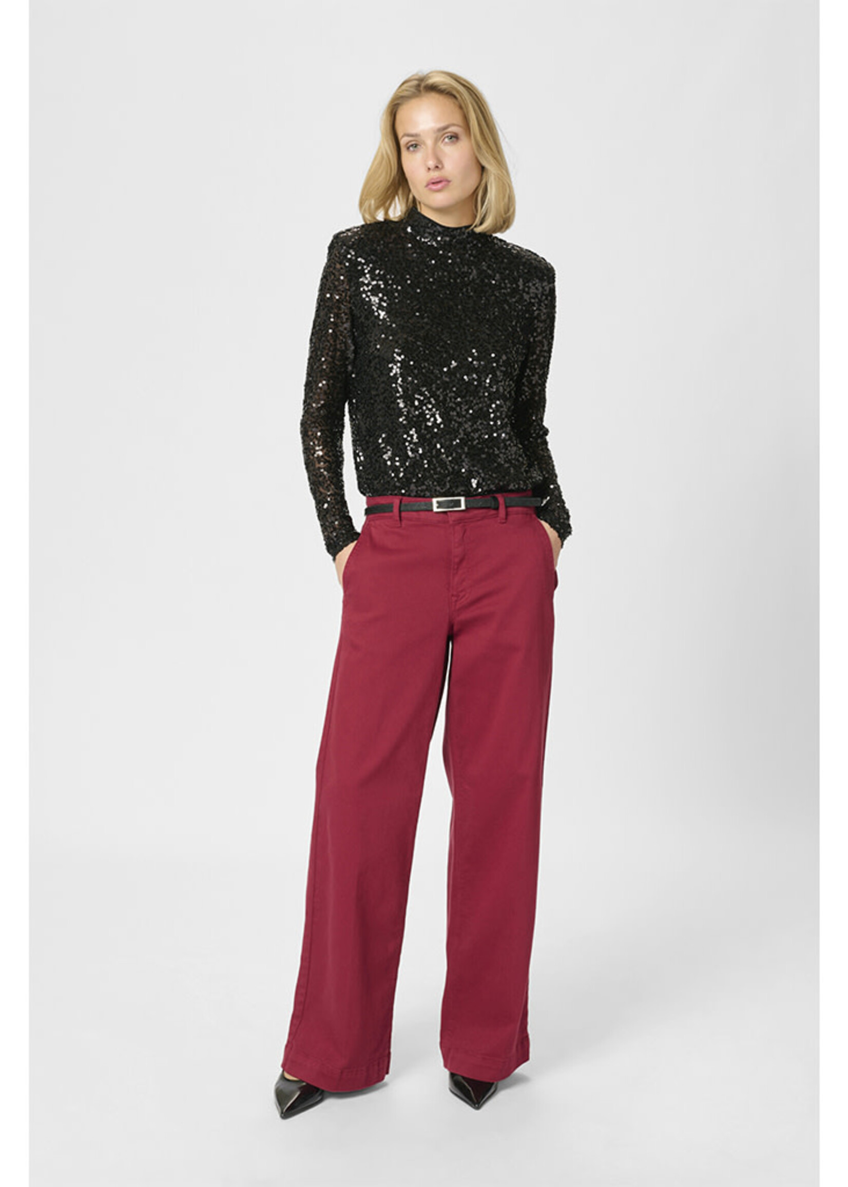 My Essential Wardrobe Fallon Bodystocking Blouse