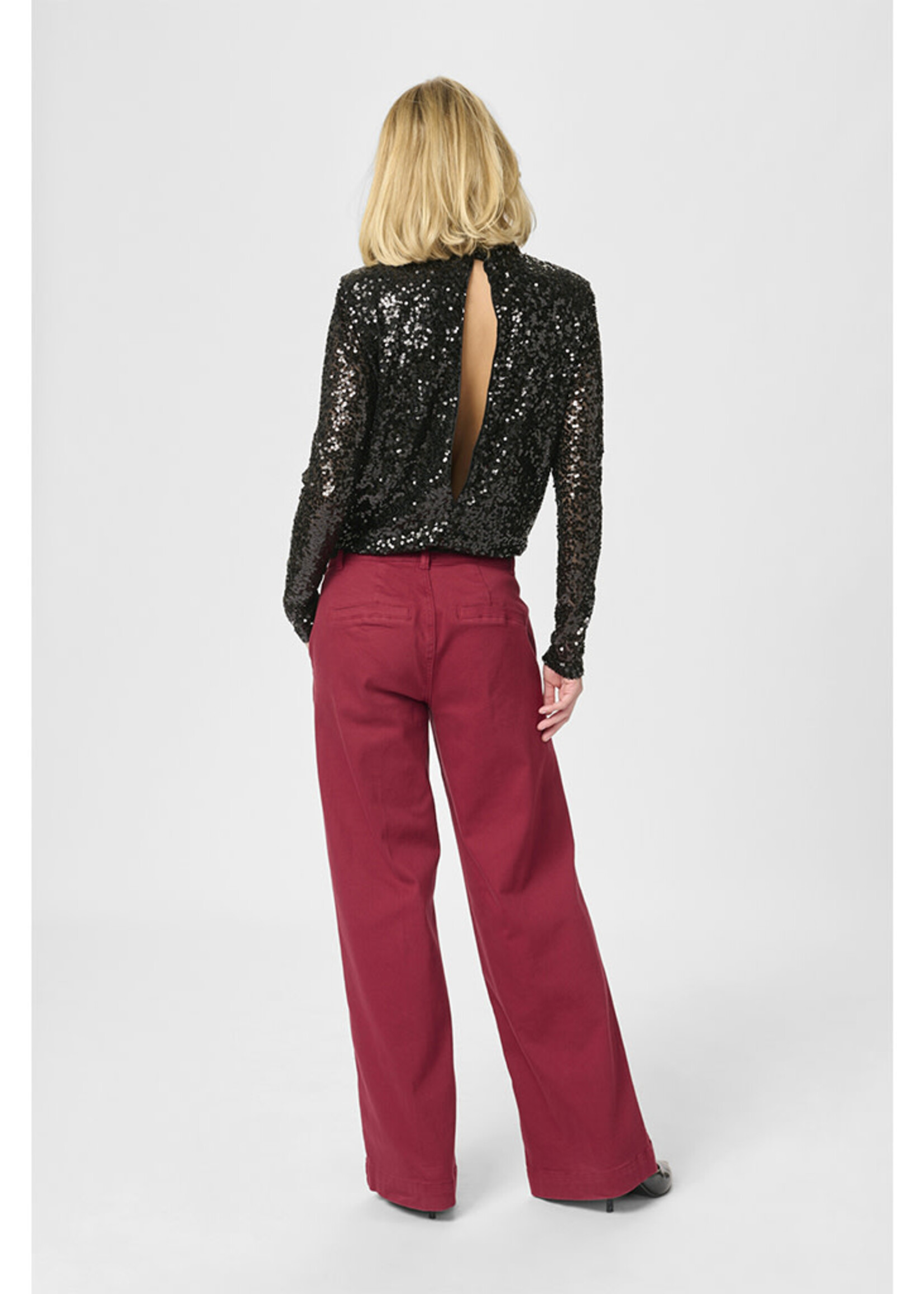 My Essential Wardrobe Fallon Bodystocking Blouse