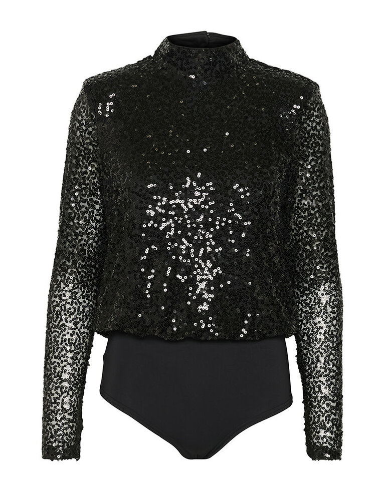 My Essential Wardrobe Fallon Bodystocking Blouse