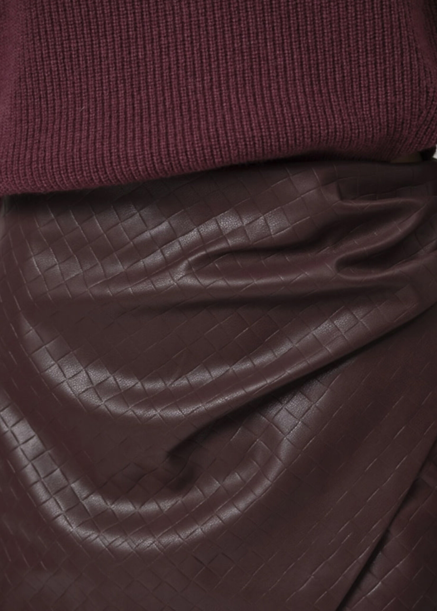 dante6 Lawrence Faux Leather Skirt