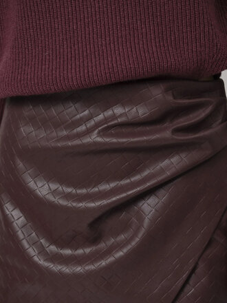 dante6 Lawrence Faux Leather Skirt