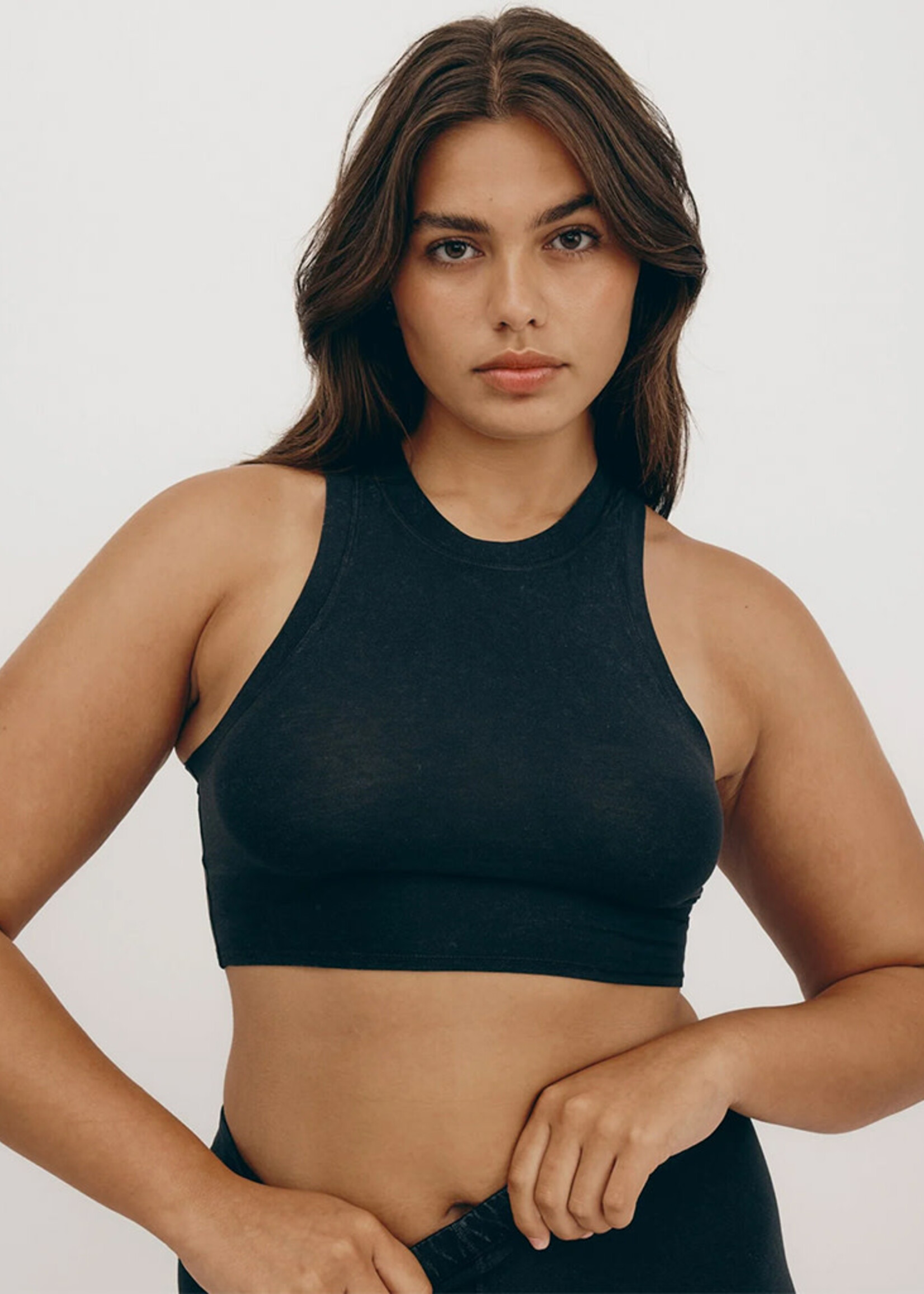 Organic Basics Core Crop Tank Top 2 pack