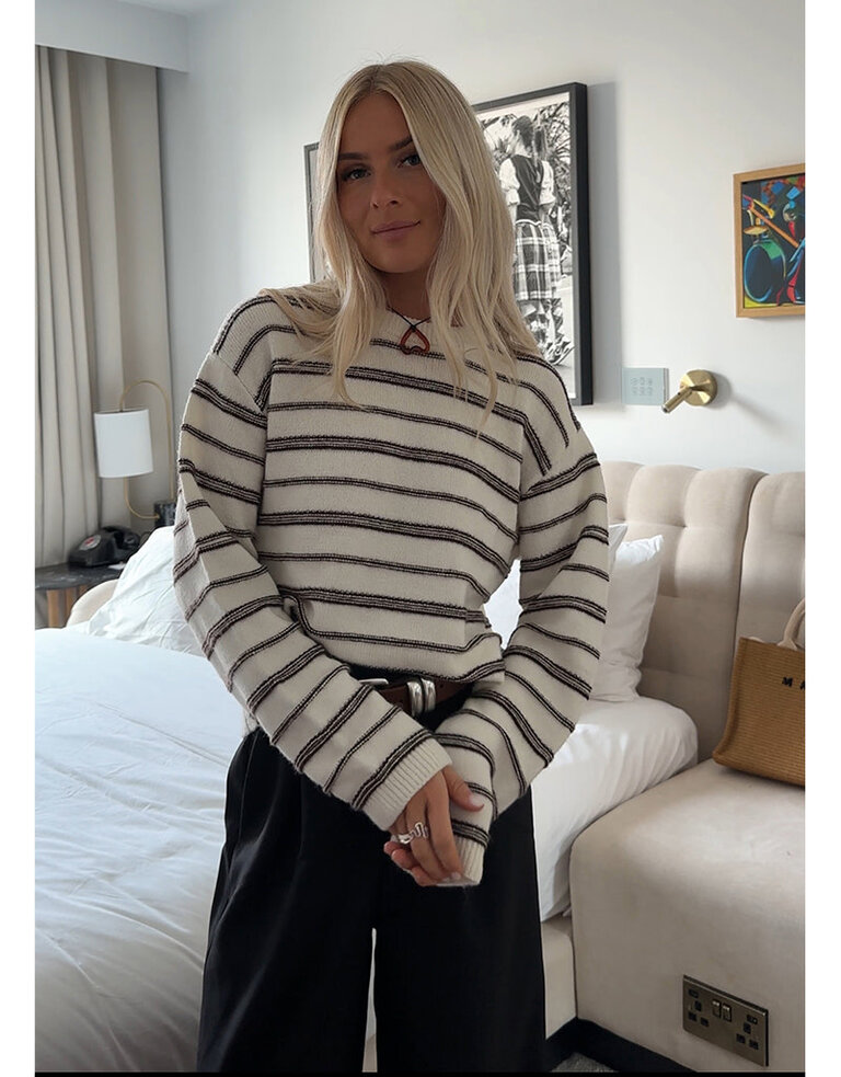 Modström Lineus Stripe O Neck