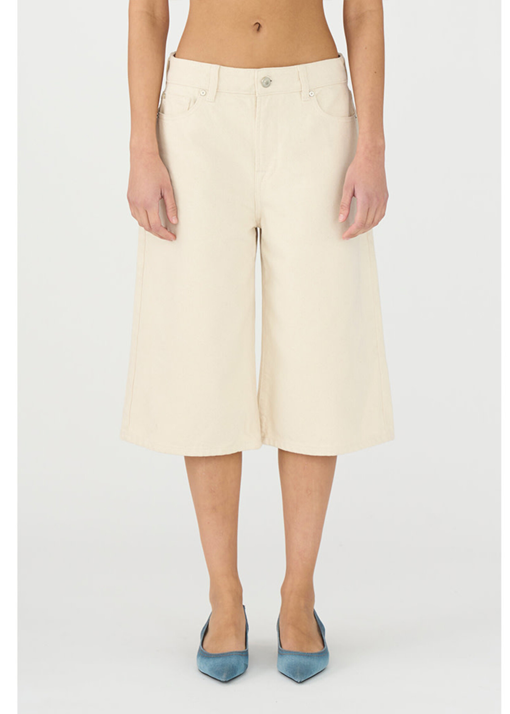 Ivy Augusta Long Shorts Wash Ecru