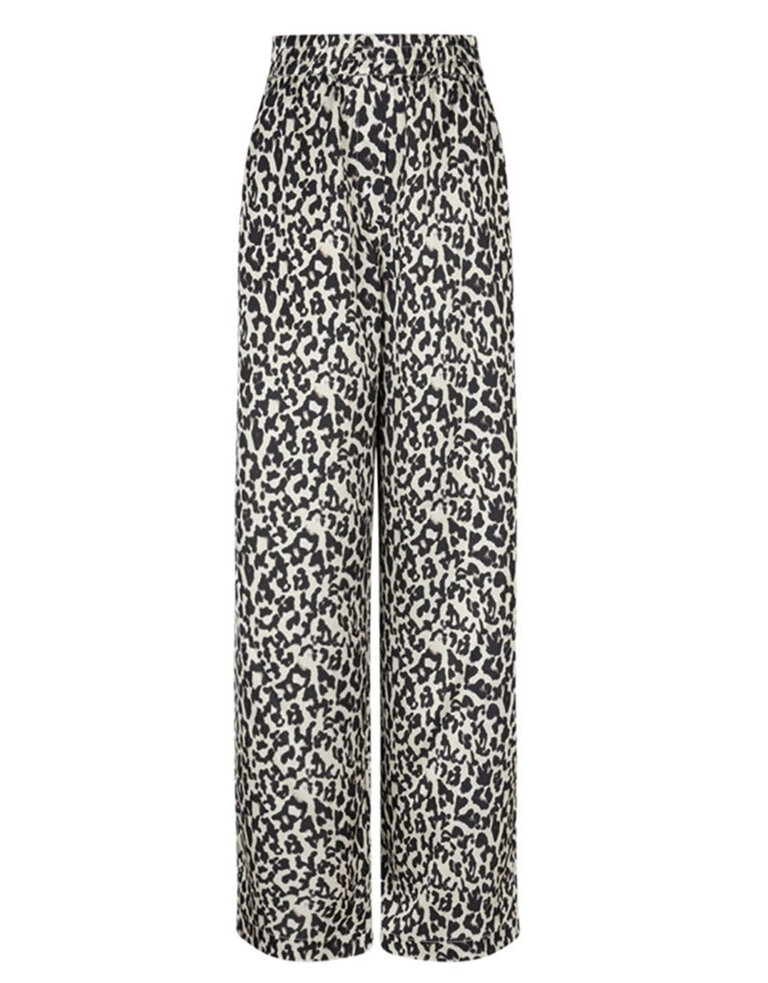 dante6 Teo Leopard Printed wide leg