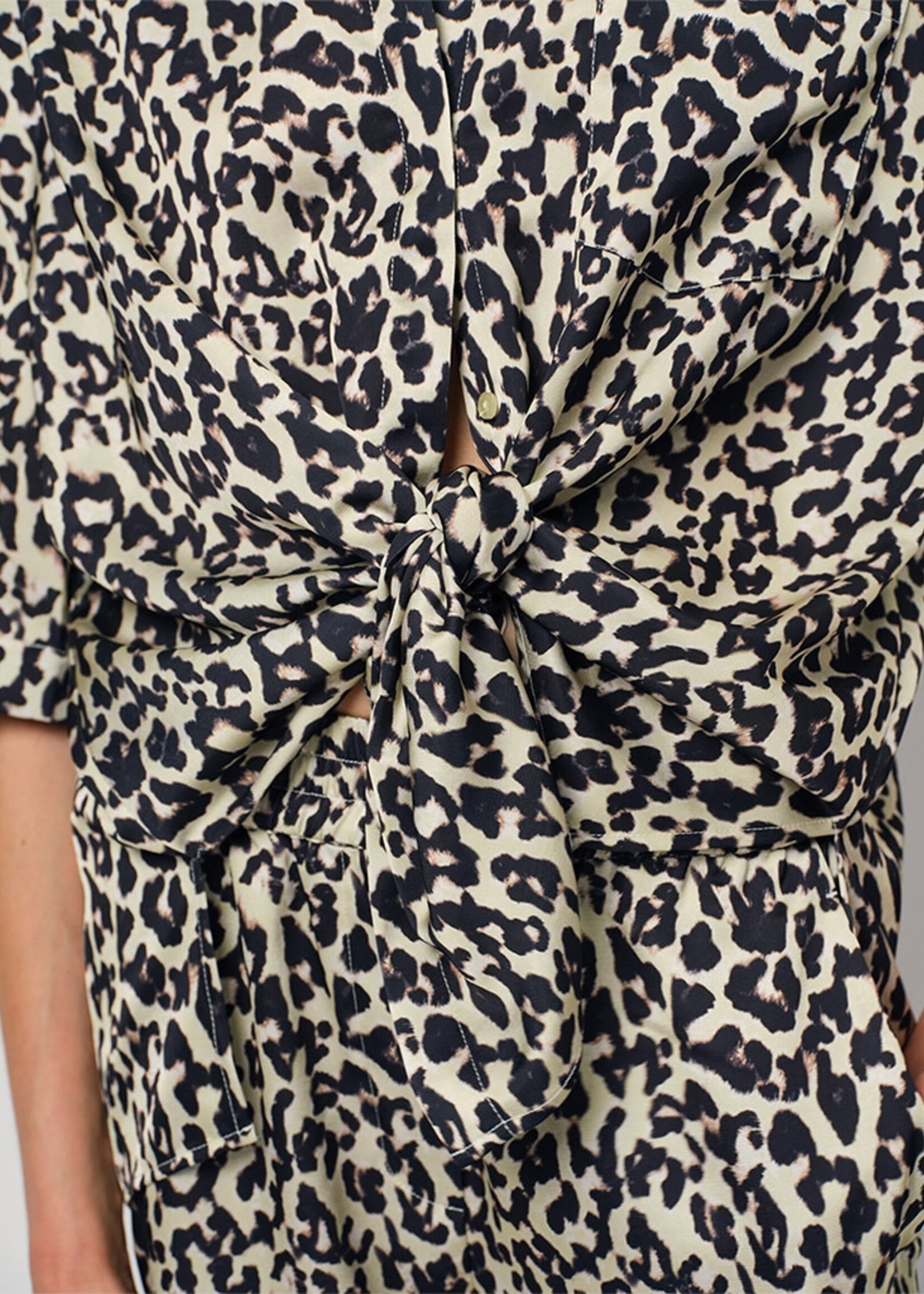 dante6 Teo Leopard Printed wide leg