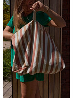 Gabrielle Paris XXL Beach Bag - Rayures Brique