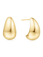 Ania Haie Gold Bold Dome Hoop Earrings