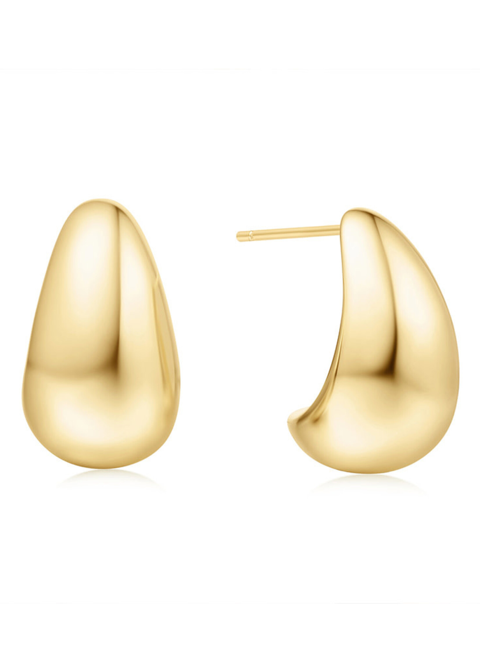 Ania Haie Gold Bold Dome Hoop Earrings