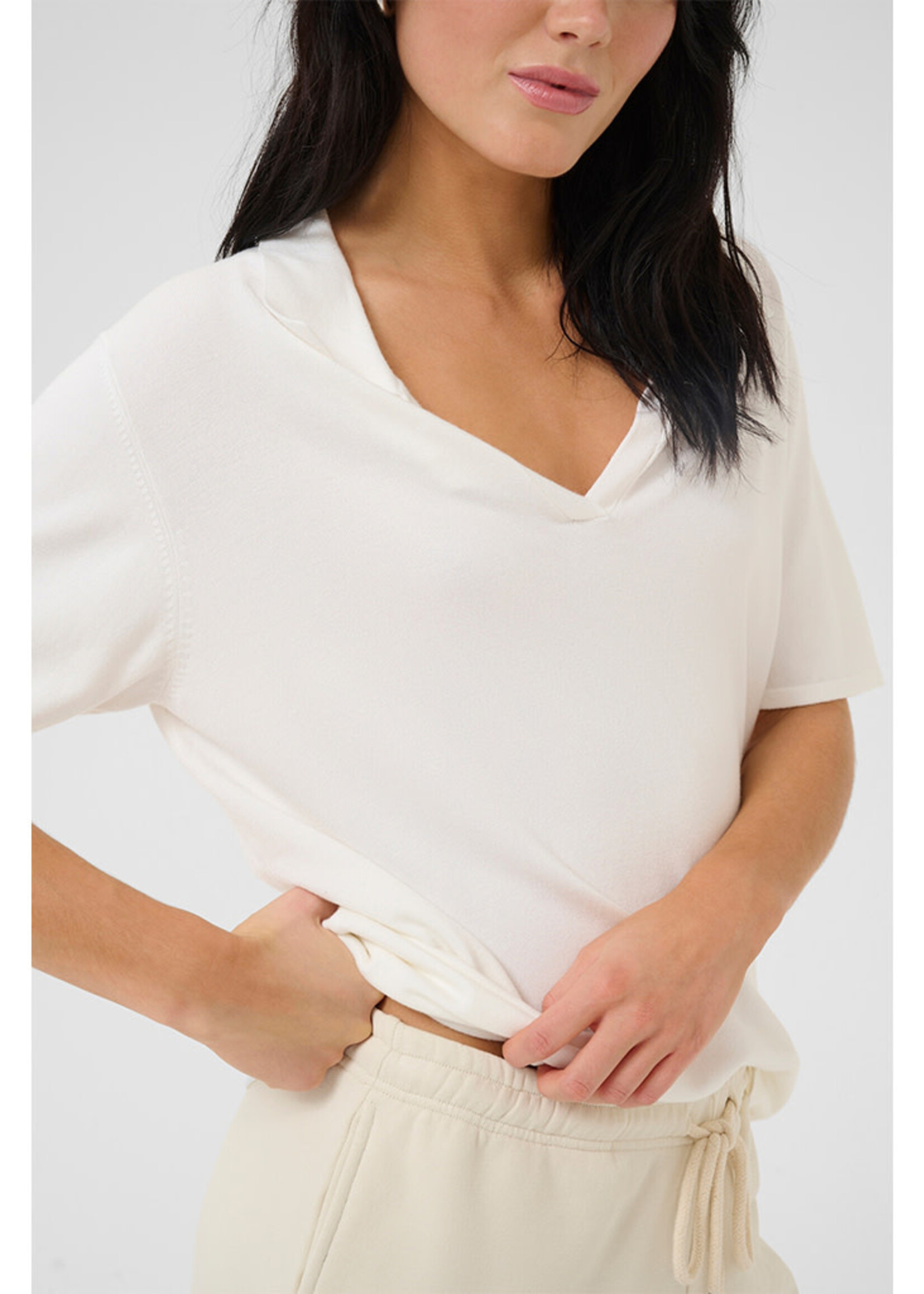 My Essential Wardrobe Sinna Knit Polo SS