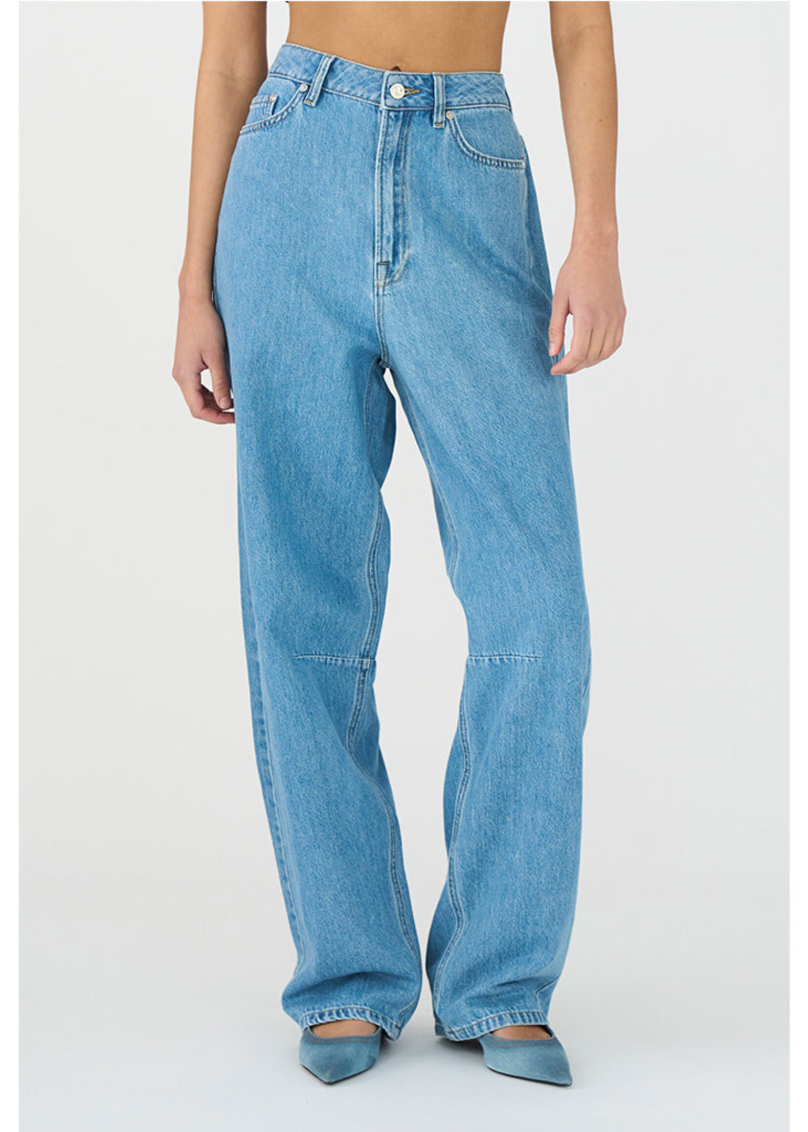 Ivy Janice Slung Wash Mid Blue