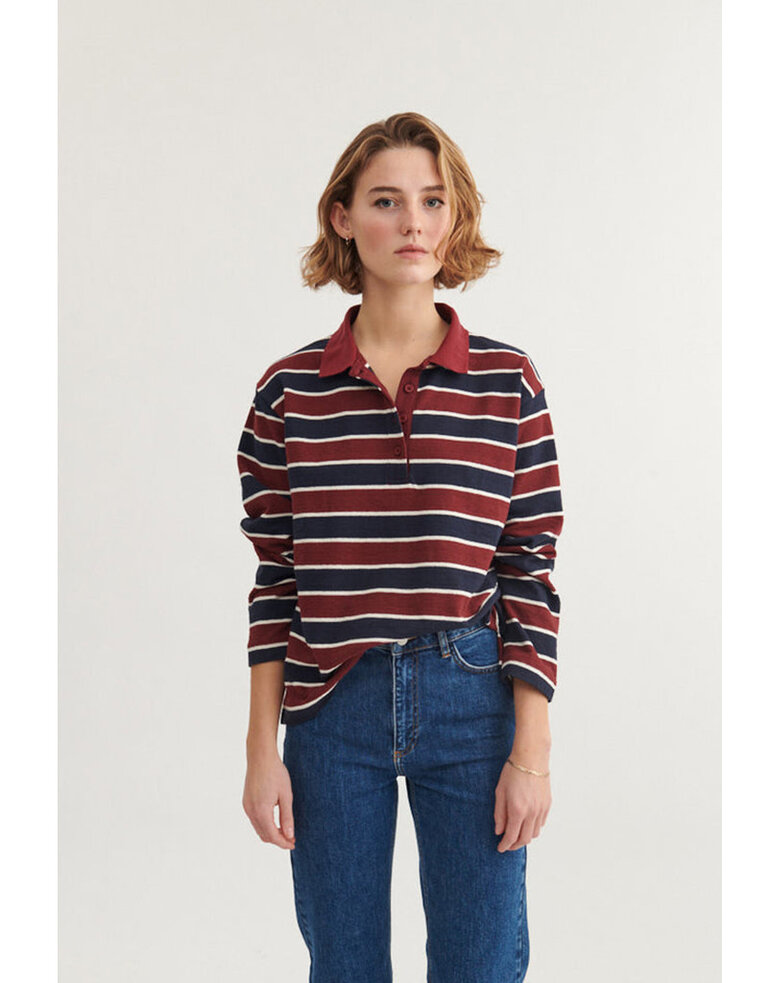 Basic Apparel Anneli Polo LS Tee