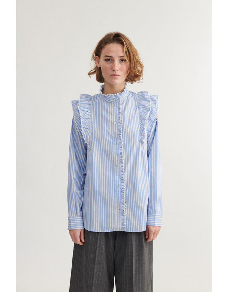 Basic Apparel Silje Frill Shirt