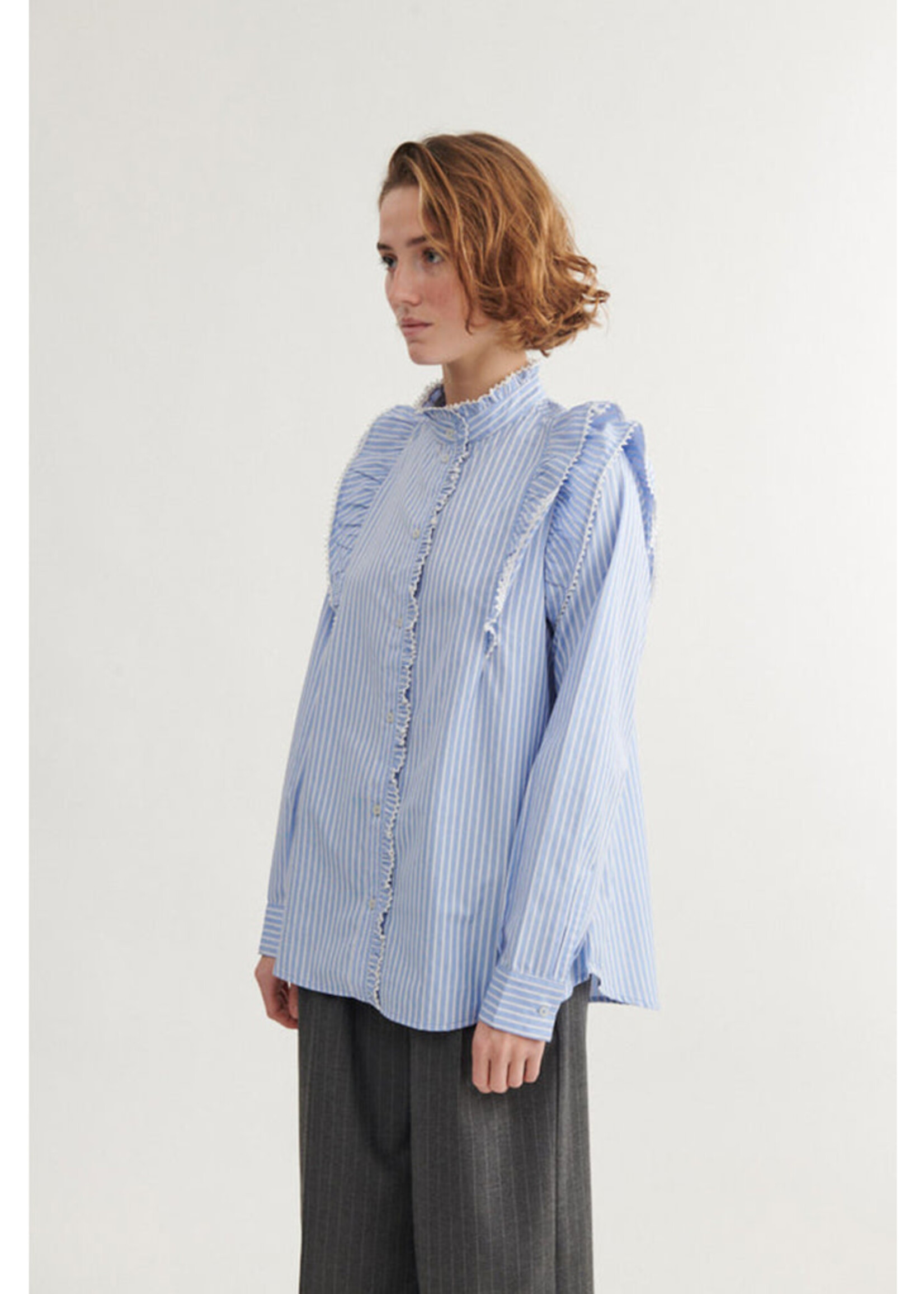Basic Apparel Silje Frill Shirt