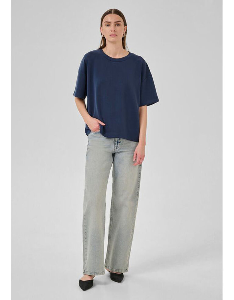 My Essential Wardrobe Helle EMB Boxy Tee