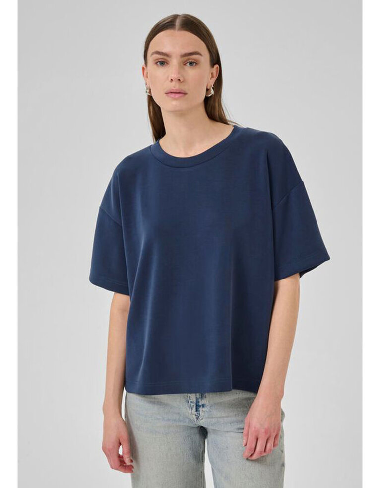 My Essential Wardrobe Helle EMB Boxy Tee