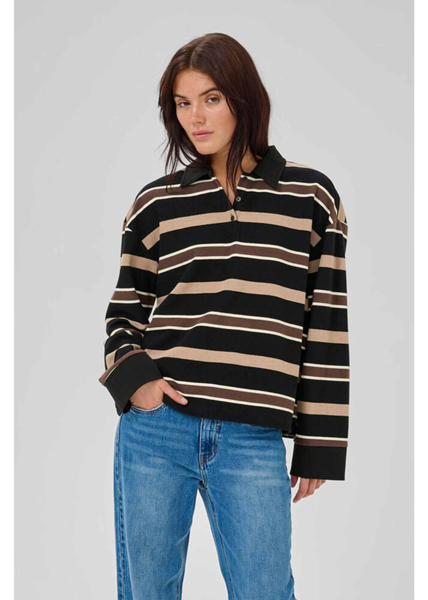 My Essential Wardrobe Salina Polo Blouse