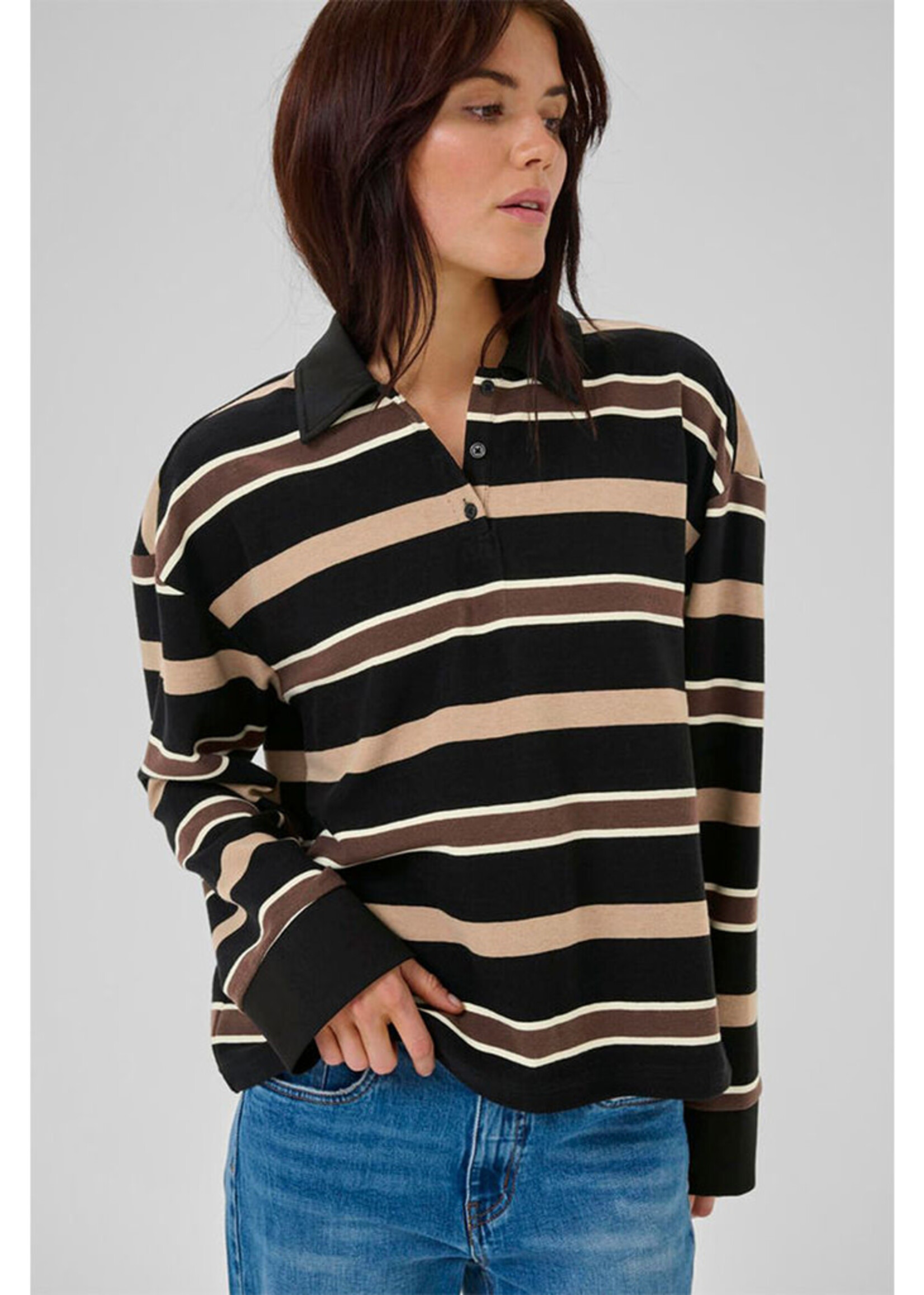 My Essential Wardrobe Salina Polo Blouse