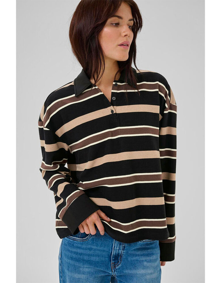My Essential Wardrobe Salina Polo Blouse