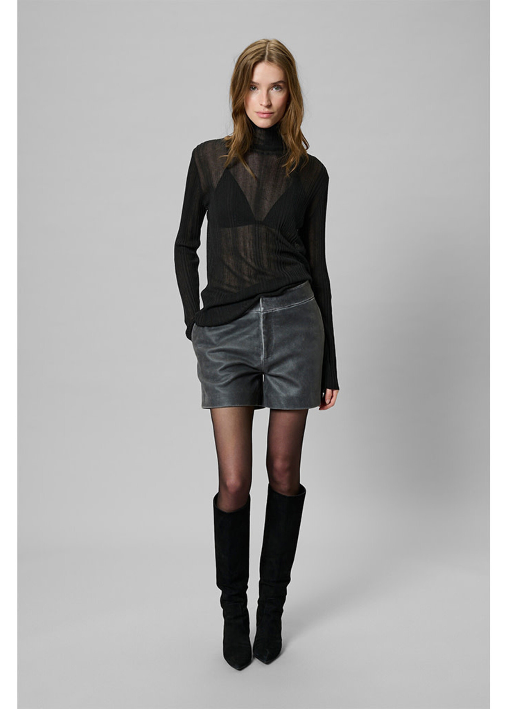 My Essential Wardrobe Haddis Rollneck blouse