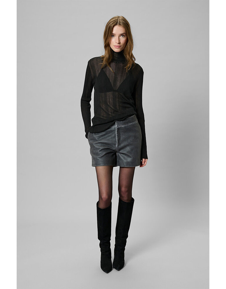 My Essential Wardrobe Haddis Rollneck blouse