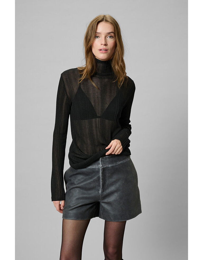 My Essential Wardrobe Haddis Rollneck blouse