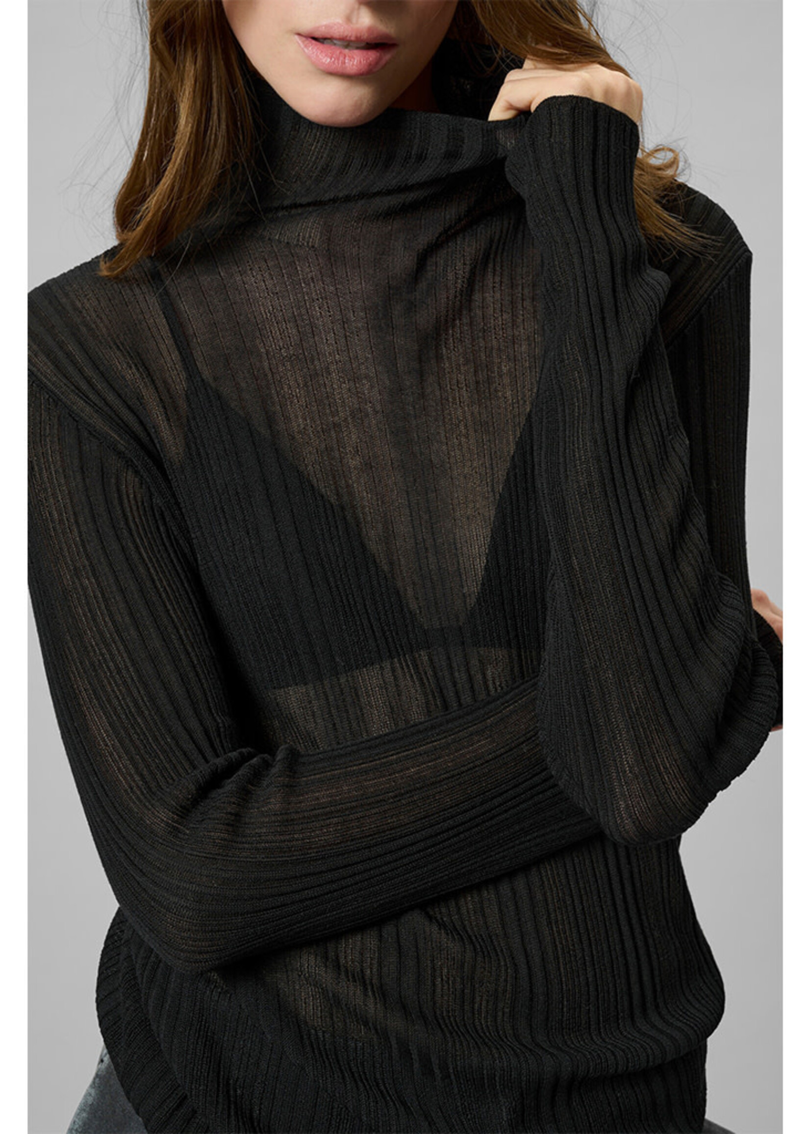 My Essential Wardrobe Haddis Rollneck blouse