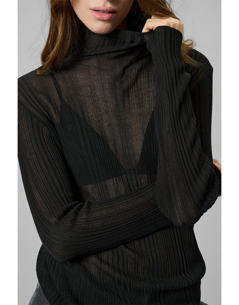 My Essential Wardrobe Haddis Rollneck blouse